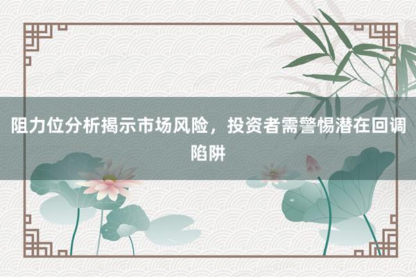 阻力位分析揭示市场风险，投资者需警惕潜在回调陷阱