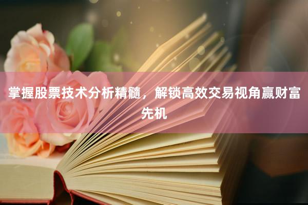 掌握股票技术分析精髓，解锁高效交易视角赢财富先机